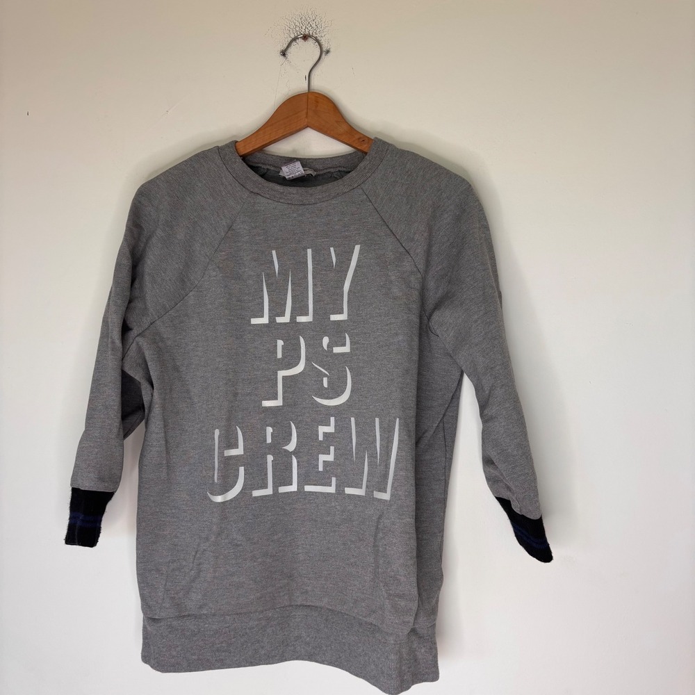 Public School x J.Crew capsule collection Gray Sweatshirt Long Size Small